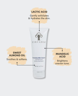Circadia Amandola Milk Cleanser benefits now available at Skin Devotee Facial Studio, Rittenhouse, Philadelphia