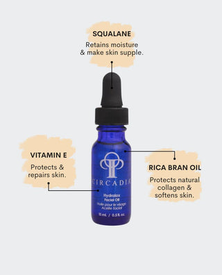Award-Winning Circadia Hydralox Facial Oil ingredient benefits available at Skin Devotee Facial Studio