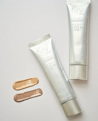 KrX Skin Filter Tinted Sunscreen SPF 50 Textures and Colors