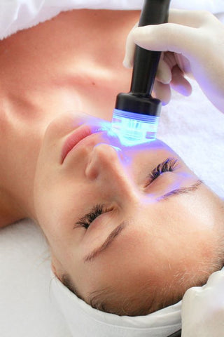 Schedule a Skin Devotee Signature facial that includes Microcurrent modality