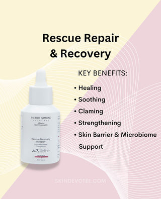 Pietro Simone The Fierce Collection Rescue Recovery and Repair serum benefits available at Skin Devotee Online Boutique