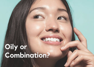 Learn how to tell the difference between oily and combination skin type and treat it