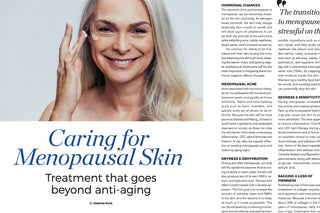Caring for Menopausal Skin by Skincare Expert Joanna Kula