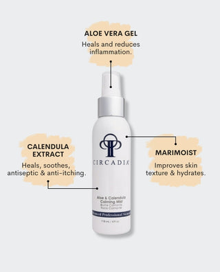 Shop Aloe & Calendula Calming Mist toner benefits at Skin Devotee Facial Studio