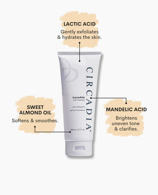 Circadia Amandola Milk Cleanser benefits now available at Skin Devotee Facial Studio, Rittenhouse, Philadelphia