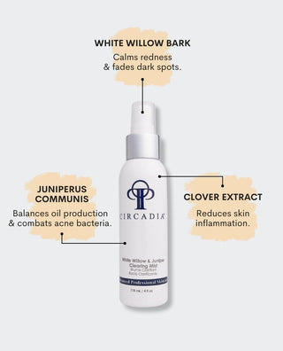 Shop Circadia White Willow & Juniper Clearing Mist toner benefits at Skin Devotee Facial Studio