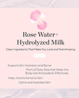 Hydropeptide Cashmere Cleanse Facial Rose Milk infographic