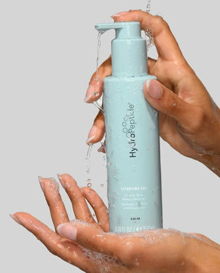 Hydropeptide Cleansing Gel face wash shower demo