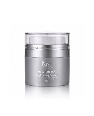 KrX Mela Defense Brightening Cream to brighten and even out your skin.