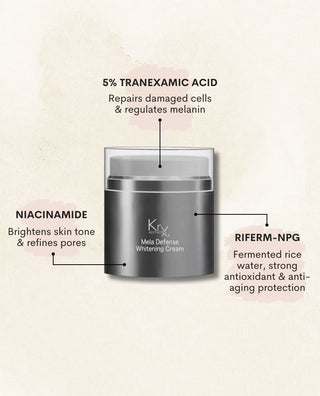 KRX Mela Defense Whitening Cream benefits