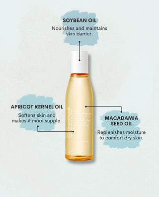 Benefits of the key ingredients like soybean oil, apricot kernel oil and macadamia seed oil that is in the OxygenCeuticals Double Makeup Remover cleansing oil.