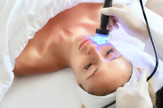 Schedule a Skin Devotee Signature facial that includes Microcurrent modality