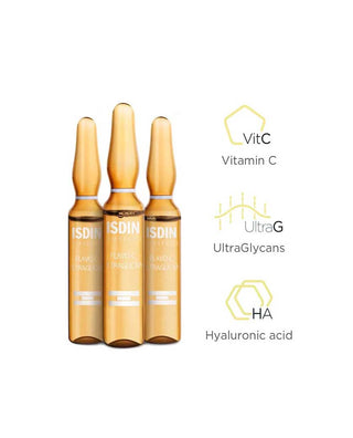 Isdinceutics Flavo-C Ultraglican 30 ampoules Available at Skin Devotee online skincare boutique