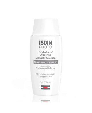 ISDIN Eryfotona Ageless Tinted Mineral Sunscreen available at Skin Devotee online skincare boutique