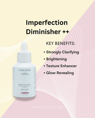 Pietro Simone The Fierce Collection Imperfection Diminisher ++ peel benefits available at Skin Devotee Online Boutique